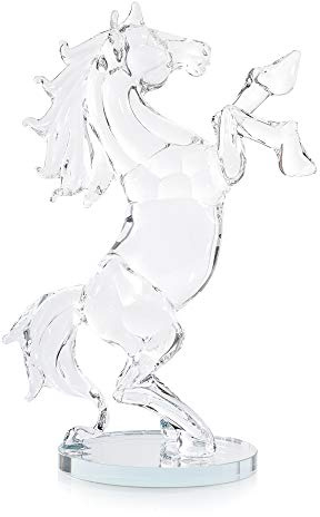 London Boutique Decorazione di cristallo animale cavallo ornamento regalo regalo