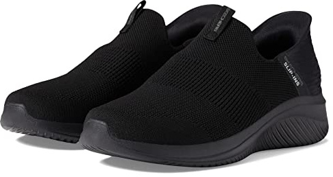 Skechers Ultra Flex 3.0 Smooth Step Handsfree Slip-ins Loafers för män, US, herr, Svart, 6.5 Wide