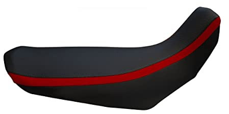 Moto Discovery Funda de Asiento Compatible con Yamaha XT660X 2004-2015 Negra/roja (F)