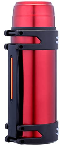 Vacuum Travel Bottle Thermos Giant Flask 5L, Thermo Bottle, Stainless Steel Oversized Capacity Vacuum Insulated Thermal Reusable Water Bottle, for Home Outdoor (Black) (red,800ml)