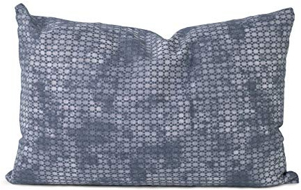 Cuscino di timo - Cuscino profumato alle erbe 30x20cm used look grigio-blu + fodera interiore supplementare bio - 100% genuino. Timo + Spelte di farro bio
