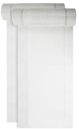 Alfa WDVS Gewebe Weiß 500 mm x 50 m – 165 g/m² Armierungsgewebe (25m²) | Profi-Qualität - Alkalibeständiges Glasfasergewebe für Putzfassaden - 4x4 mm Maschenweite - schiebefestes Putzgewebe