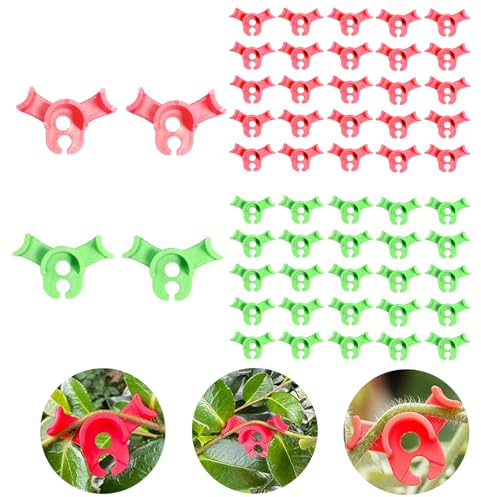 50 Stück Pflanzenbieger Pflanzentrainer Pflanzenstützclip für Niedrige Belastung, Pflanzenclip Biegeclips für Pflanzentraining, Pflanzen Trainer Clips für Pflanzenzweige Biegen von Pflanzenstielen