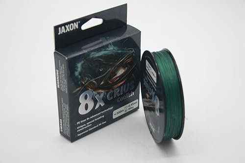 Geflochtene Schnur Jaxon Crius Catfish 8X 300m grün Welschnur Waller (0,37mm / 50kg)