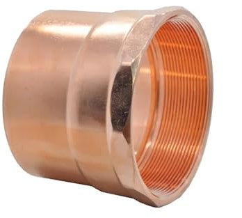 BYLSAGWHT 1/4 3/8 1/2 3/4 1 -4 Female To End Feed Cup Connector Copper Adater Plumbing Fitting Coupler For Air Condition(ID 54mm To 2 Inch)