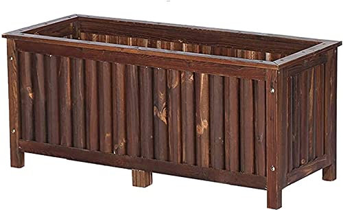 Hochbeet aus Holz, Pflanzkasten für Gemüse, Kräuter, Blumen, einfache Montage, Innenbereich, Terrasse, Bepflanzung, Hochbeet, Design, Pflanzenständer-Set, langlebige Holzkonstruktion und