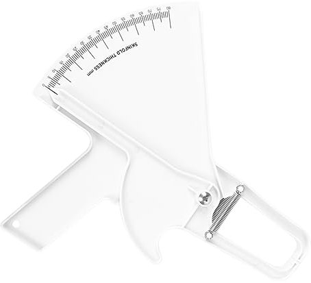 MOLUCKFU Caliper Tester Tape Measure Präziser Körperfettmesser Für Männer Und Frauen Langlebig Zur Überwachung Der Fitness Und Gesundheit Weiß