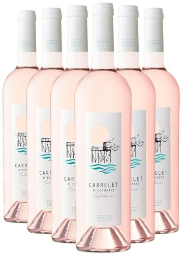 Bordeaux Carrelet d'Estuaire Confidences - Rosé 2024 - Tutiac - Vin Rosé de Bordeaux (6x75cl)