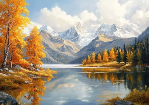 Puzzle 1000 Teile Erwachsene Klassische Puzzle Landschaft Perfekt Um Die ProblemlöSungsfäHigkeiten Zu Verbessern, FöRdert Konzentration und Geduld, für Erwachsene und Kinder Ab 14 Jahren 75x50 cm E-2
