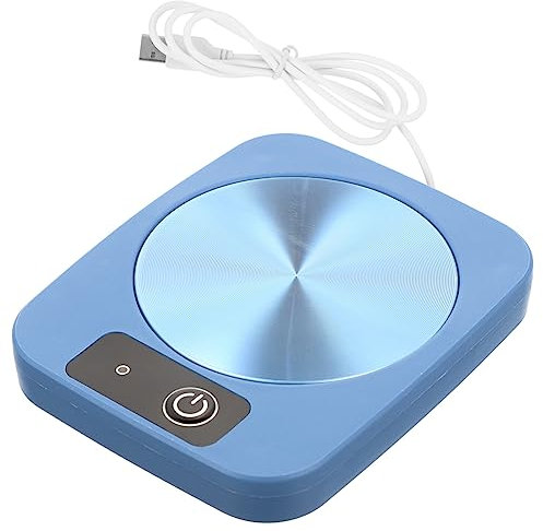 VICASKY Electric Heating Coaster for Coffee Milk and Beverages USB Powered Mug Warmer Pad Compact and Portable for Home Office and Travel Use for Coffee Lovers and Daily Convenience