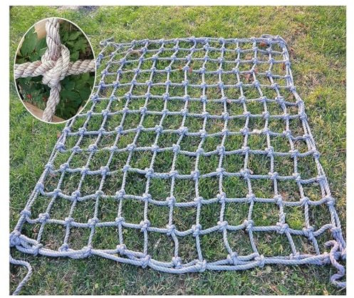 Filet de corde Escalade Anti-usure Nylon Escalade Enfants Adultes Grimper Net Pour Enfants Adulte Rock Playground Tree Net Filets extérieurs pour maille Corde tissée intérieure(10mm-12cm,2X2m/6.6X6.6f