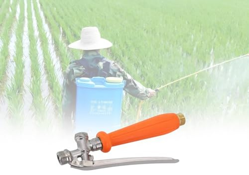 Poignée de Pulvérisation en Acier Inoxydable et Laiton pour Arrosoirs et Pulvérisateurs - Grande Taille - Robuste et Durable - Outil de Jardinage