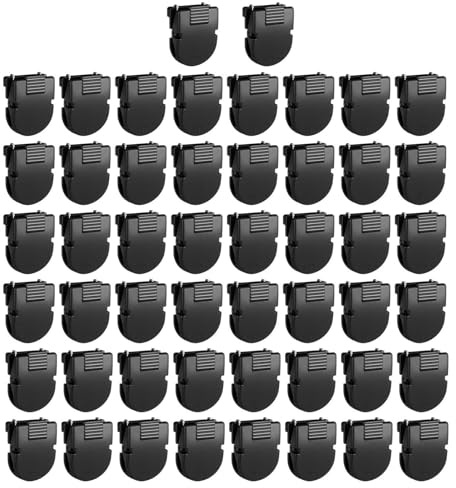 Zambuph Pinces murales résistantes pour Panneaux de Tissu, idéales pour Fixer Notes et Photos dans Les Bureaux individuels. Accessoires Polyvalents pour Photos murales (Noir).