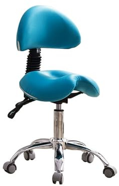 Sadelpall, en ergonomisk sadelstol, höjdjusterbar och 360° roterbar, for kliniker, skönhetssalonger och massagesalonger(Color-1)
