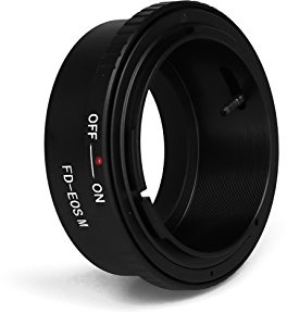FD - EOS M objektivadapter för Canon FD-objektiv på Canon EOS-M kamera EF-M adapter