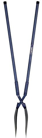 PDL – Pegdev -CARTERS Heavy Duty All Steel Post Hole Digger - Twin Spade Shovel - Double Holer, 54 Tubular Steel Handle.