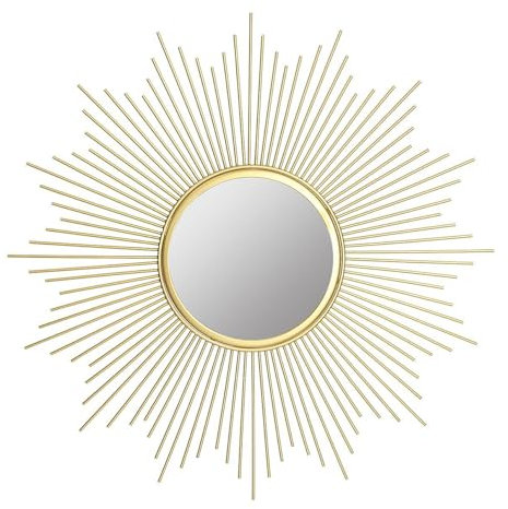 dekoria Spiegel Stratos Gold Dekorationen 50 cm