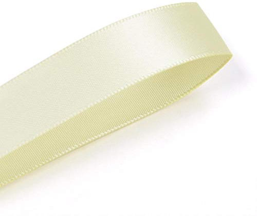 Doppelseitiges Satinband, helldunkelgelb, für Party, Hochzeit, Dekoration, handgefertigt, Rosenblüten