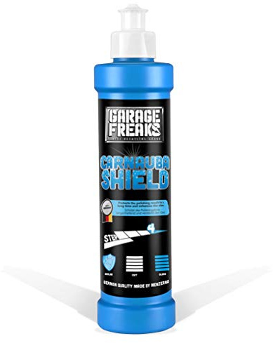 Garage Freaks Menzerna - Sigillante per cera di carnauba Shield Wax Sealant, Step 4, 250 ml, per lucidatura, cera di carnauba, senza silicone
