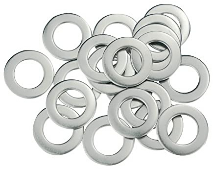 Rondelles Metal M16, Rondelle Inox MeHurr 20 Pièces, Rondelles Plates M16 x 30mm, Rondelle en 304 Acier Inoxydable, Penny Rondelles pour Vis et écrous