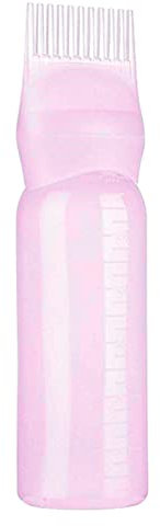 Flaschen mit Applikator für Haare, Flasche mit Pinsel, Färbemittel für Haare, Salon, Öl