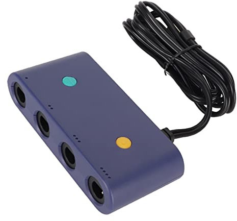 Controller-Adapter für, Controller-Adapter und WII U- und PC-Adapter, Super Smash Bros -Adapter mit 4 Anschlüssen für Switch-PC