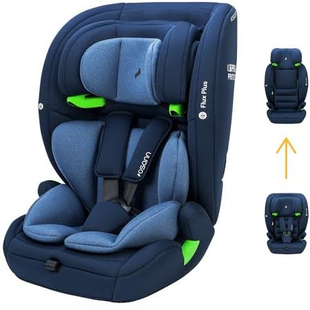 Osann Flux Plus Kindersitz, i-Size von 76 bis 150 cm, mitwachsend - Navy Melange