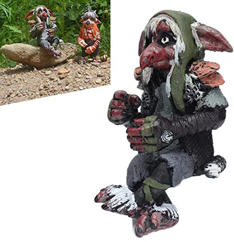 Estatua De Gnomo De Jardín, Estatua De Duende Grande De Jardín, Estatuas De Gnomo De Jardín Al Aire Libre, Decoración De Patio De Resina, Estatua De Resina, Estatua De Duende Grande De Jardín, Escultu