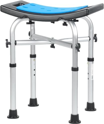 Shower & Bath Stool for Elderly and Disabled | Adjustable Height Bath Seat | Bathroom Stool | Bath Board Seat for Adults | Disability Aids for Bathroom | Max User Weight 136kg | Bio-Lec Mobility