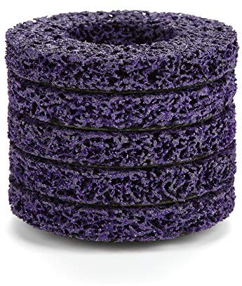 10 Stück 100 Mm Poly-Streifen-Radscheibe, Werkzeug Zum Entfernen von Farbe und Rost, Geeignet für Alle Winkelschleifer