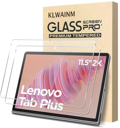 KLWAINM [2 Pièces] Verre Trempé pour Lenovo Tab Plus 2024 11.5 Pouces Film de Protection d’écran Tablette Glass Protecteur 9H HD Anti-Rayures Anti-Bulle