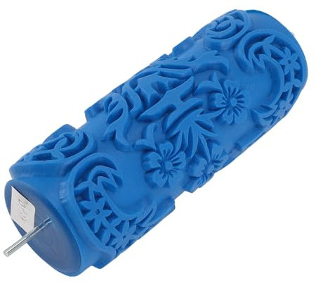 Rodillo de Pintura Estampado Decorativo, Rodillo de Goma con Textura de 5 X 2 X 2 Pulgadas con Máquina de Pintura Utilizada para Decoración de Paredes del Hogar, Rodillo de