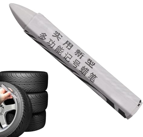 Crayon Marker for Tire, Tire Chalk, Waterproof Marking Crayons, Crayon Car Tire, Fade Resistant Tire Crayons for Stones, Tiles, Portable Marking Crayons for Wood