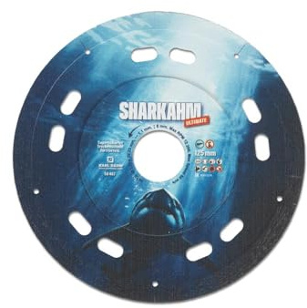 Karl Dahm Diamanttrennscheibe Sharkahm Ultimate Ø 125 mm – Saubere, ausplatzungsfreie Schnitte in Feinsteinzeug & Keramik – 1,1 mm Schnittbreite – Profi Trennscheibe für Winkelschleifer 22,2 mm