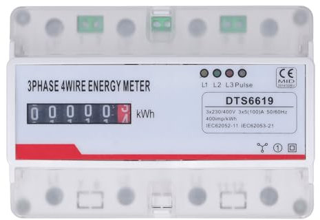 Power Monitor, Electricity Meter 3 Phase 4 Wires for Restaurant