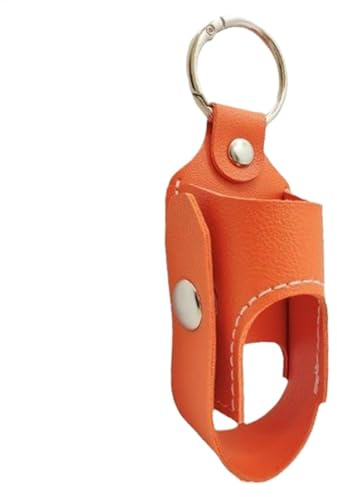 jamgeery per inalatore, in pelle sintetica, con portachiavi, per campeggio, viaggi, viaggi di lavoro, casa, scuola, Orange1., Refer to description, Unisex