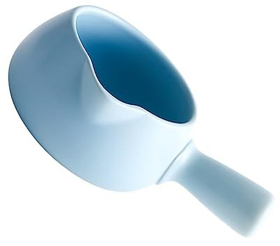BEBEMOKO Pentola Per Zuppa Ceramica Pentola Per Latte e Zuppa Anti-ugello Con Manico Per Brodo e Pasta Multi-funzionale e Resistente