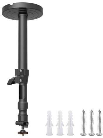 Adjustable Projector Wall Mount 360°Rotatable Ceiling Hanging Holder Hanger