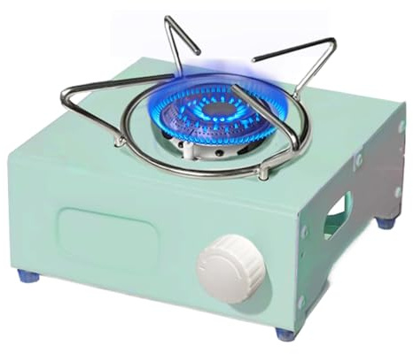 Duvcoywae Estufa De Gas Portátil - Estufa de Gas Portátil para Cocinar | Placa de Cocción | Para Camping, Senderismo, Cocina, Patio, Encimera, Playa, Picnic