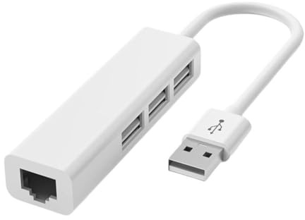 Tarjeta de Red LAN USB Tipo C a RJ45, Adaptador Divisor de concentrador de Tarjeta Ethernet USB2.0, 10GBit/s, Compatible con Ordenador portátil y PC(RTL8152B USB)
