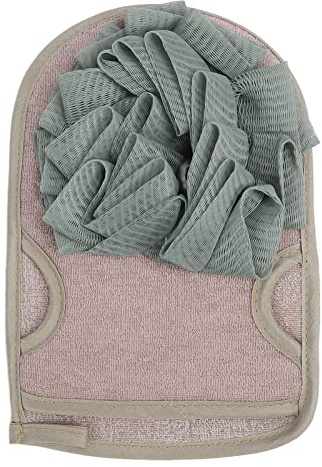 HPZIHUIT Guante de ducha, toalla exfoliante de mano, flor de baño, fregador de espalda de 2 caras para adultos