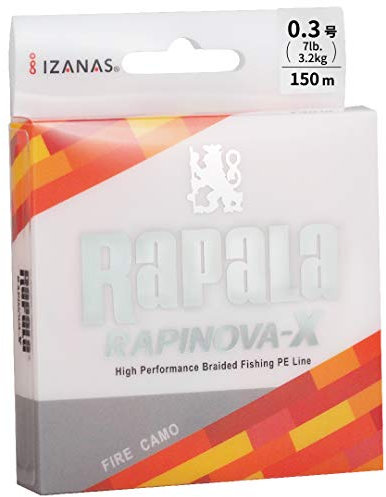 Rapala Rapinova X 150 M geflochtene Schnur 0,091 mm