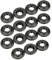 EVGATSAUTO Junta de la tapa de la válvula del motor de repuesto, kit de sello de la tapa del perno de la válvula del motor para E46 E39 E60 E61 E65 E66 E53 E83 E85, 11121726537, 11121437395
