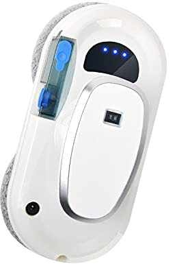 Robot Aspirapolvere, Robot lavavetri Funziona con Spruzzo d'Acqua e Telecomando, Robot Pulitore Automatico per Il Lavaggio di Finestre Interne/Esterne