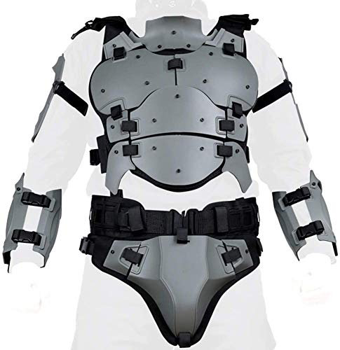 NC Taktisches Airsoft Rüstungsset, Militärische Taktische Weste Verstellbares Taktisches Molle Brustschutz Set Paintball Kampfausrüstung CS Field Outdoor Modular Combat Training