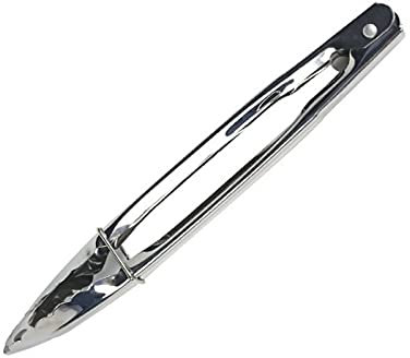 RTHGTFQZ Pinze Cucina Pinza Alimentare in Acciaio Inox, for Catering Insalata Grill Buffet, Dimensioni: 17,5 cm, Facile e conveniente da Pulire