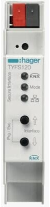 KNX/IP Schnittstelle Secure, REG 1 TE HAGER TYFS120