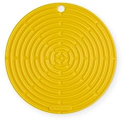 Le Creuset Runder Topflappen aus Silikon, ⌀ 20 cm, Nectar, 42404206720000