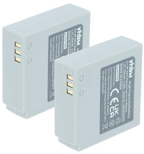 vhbw 2x batteria sostituisce Samsung BP-85ST per videocamera camcorder (700mAh, 7,2V, Li-Ion)