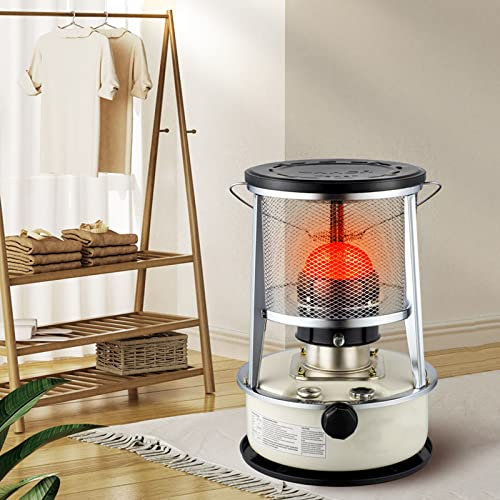 Estufa de queroseno para interiores, calentador de queroseno portátil, estufa de petróleo eficiente, quemador de estufa de parafina sin electricidad, 4,6 l 6 l, para tienda de campaña al aire lib